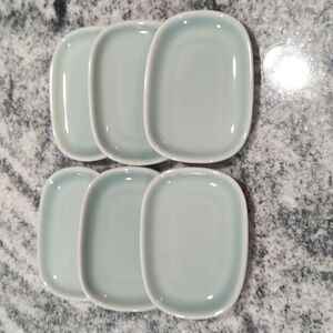 Alessi For Delta Asian Teal Tint Condiment Trays